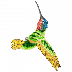 Hummingbirds Embroidery Design 9 Hummingbirds Embroidery Design 9